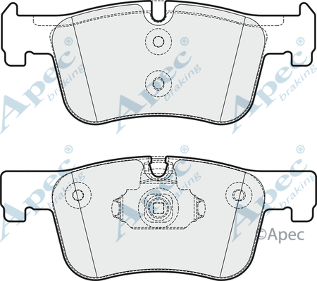 Brake Pad Set, disc brake (PAD1875)