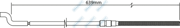 Cable Pull, parking brake (BBC3153)