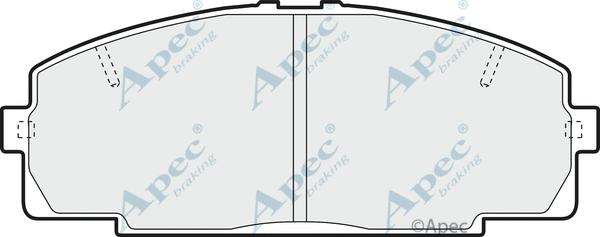 Brake Pad Set, disc brake (PAD1371)