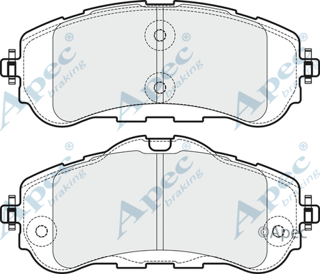 Brake Pad Set, disc brake (PAD1971)