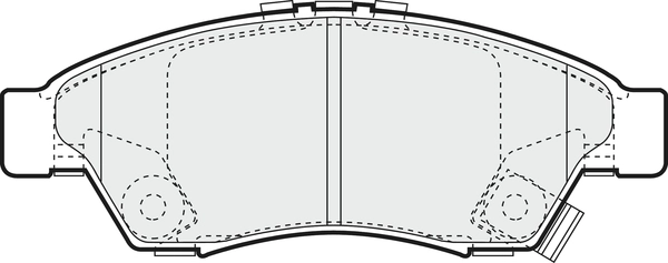 Brake Pad Set, disc brake (PD3558)