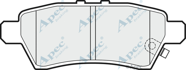 Brake Pad Set, disc brake (PAD1481)