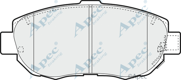 Brake Pad Set, disc brake (PAD1096)