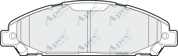 Brake Pad Set, disc brake (PAD2048)