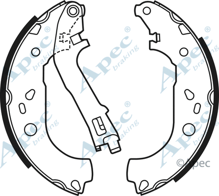 Brake Shoe Set (SHU686)