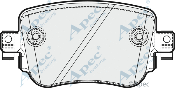 Brake Pad Set, disc brake (PAD1961)