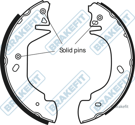 Brake Shoe Set (BSH1098)