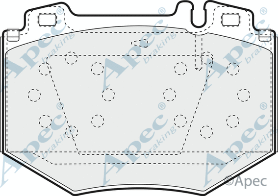 Brake Pad Set, disc brake (PAD1377)