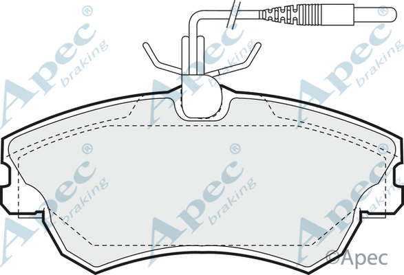 Brake Pad Set, disc brake (PAD975)