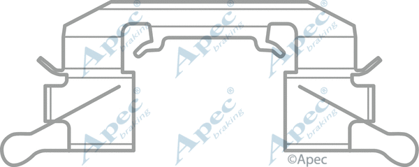 Accessory Kit, disc brake pad (KIT1036)