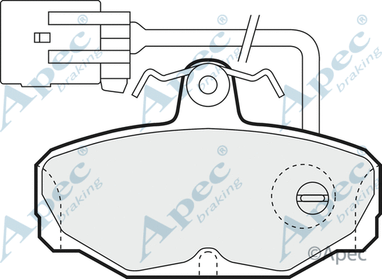 Brake Pad Set, disc brake (PAD775)