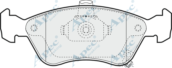 Brake Pad Set, disc brake (PAD1011)