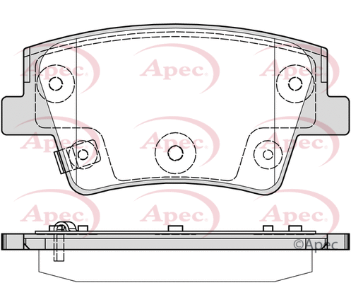 Brake Pad Set, disc brake (PAD2387)
