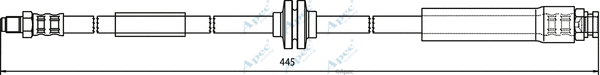 Brake Hose (HOS3670)