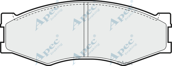 Brake Pad Set, disc brake (PAD461)