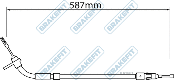 Cable Pull, parking brake (BBC3548)
