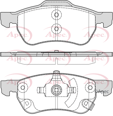 Brake Pad Set, disc brake (PAD2368)