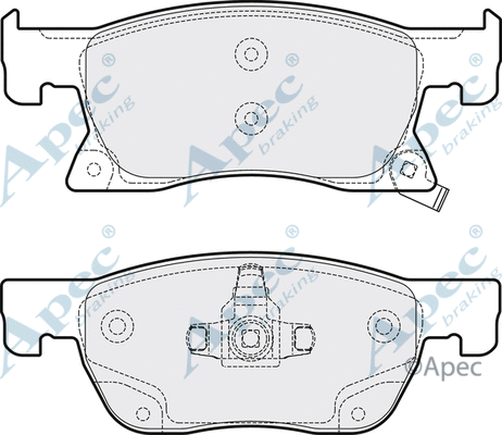 Brake Pad Set, disc brake (PAD2103)