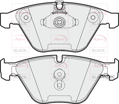 Brake Pad Set, disc brake (PAD1991B)