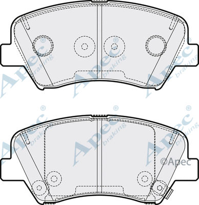 Brake Pad Set, disc brake (PAD2086)