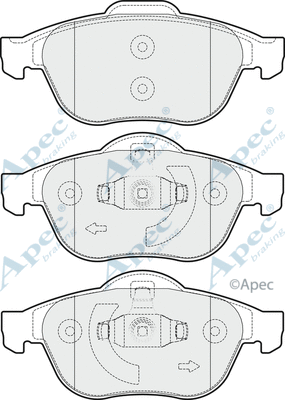 Brake Pad Set, disc brake (PAD1715)