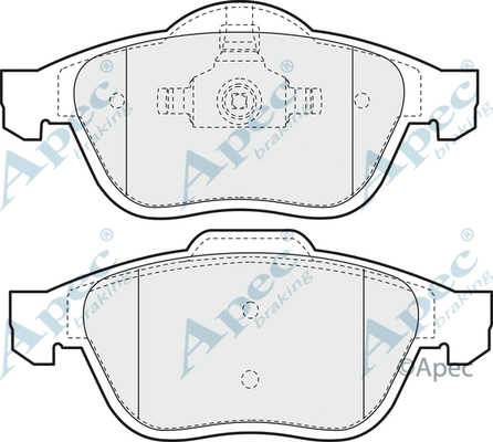 Brake Pad Set, disc brake (PAD1186)