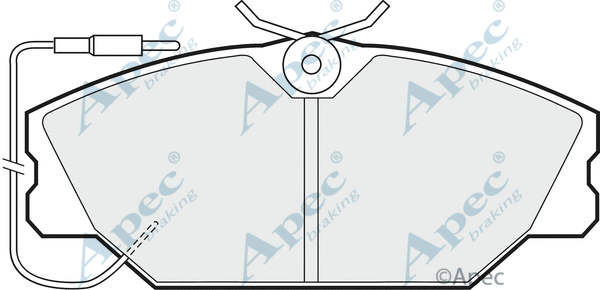 Brake Pad Set, disc brake (PAD492)