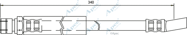 Brake Hose (HOS3455)