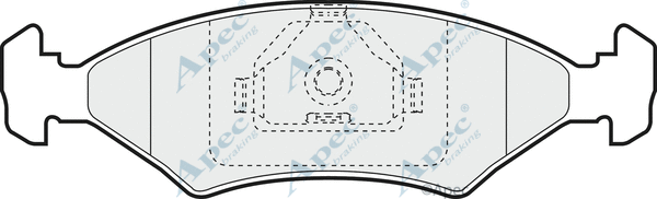 Brake Pad Set, disc brake (PAD995)
