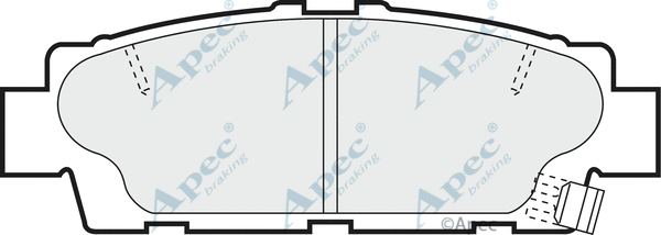 Brake Pad Set, disc brake (PAD786)