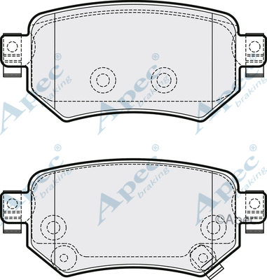 Brake Pad Set, disc brake (PAD2114)