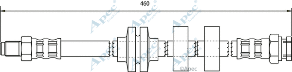 Brake Hose (HOS3558)