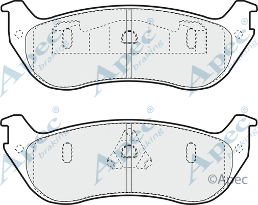 Brake Pad Set, disc brake (PAD1211)