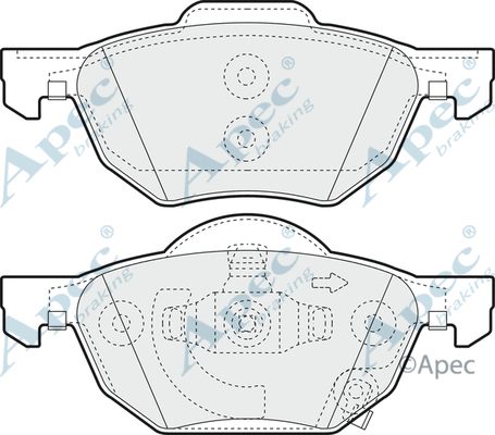 Brake Pad Set, disc brake (PAD1394)