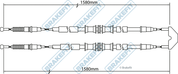 Cable Pull, parking brake (BBC3459)