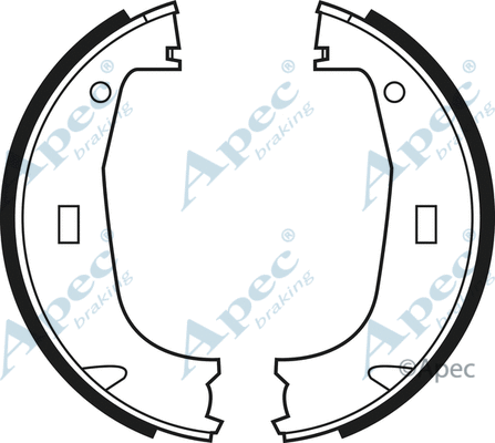Brake Shoe Set, parking brake (SHU546)