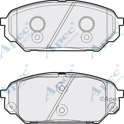 Brake Pad Set, disc brake (PAD2123)