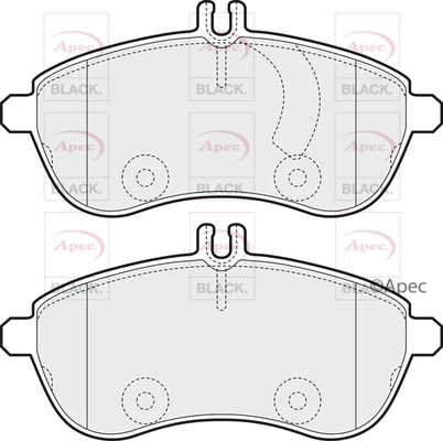 Brake Pad Set, disc brake (PAD1565B)
