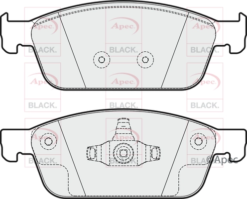 Brake Pad Set, disc brake (PAD1949B)