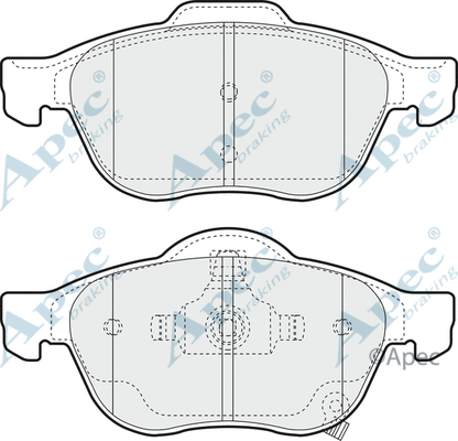 Brake Pad Set, disc brake (PAD1351)
