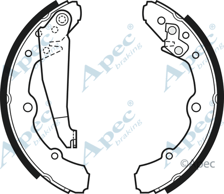 Brake Shoe Set (SHU304)