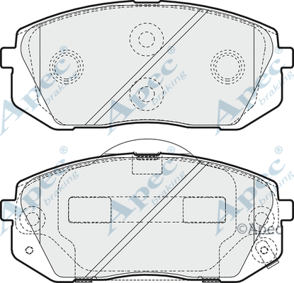 Brake Pad Set, disc brake (PAD1617)