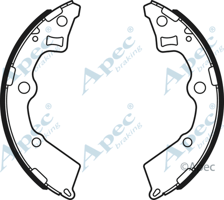 Brake Shoe Set (SHU717)