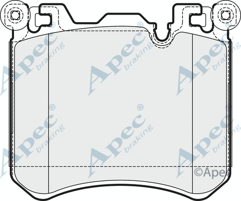 Brake Pad Set, disc brake (PAD1738)