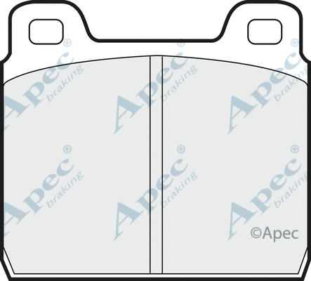 Brake Pad Set, disc brake (PAD122)