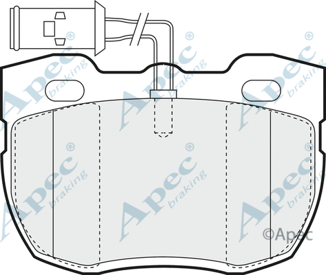 Brake Pad Set, disc brake (PAD592)