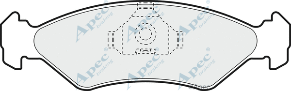 Brake Pad Set, disc brake (PAD959)