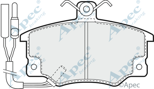Brake Pad Set, disc brake (PAD520)