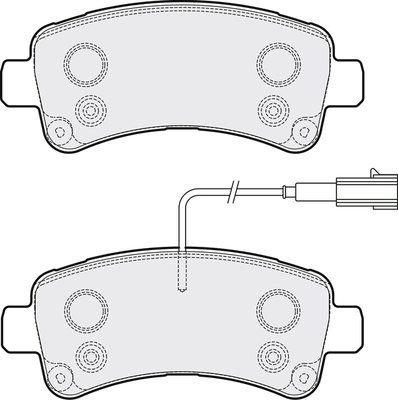 Brake Pad Set, disc brake (PD3754)