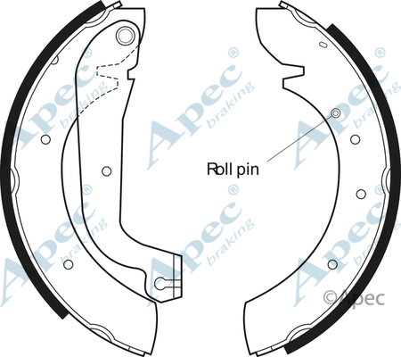 Brake Shoe Set (SHU458)